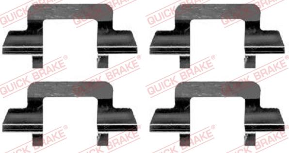 QUICK BRAKE 1091243 - Accessory Kit for disc brake Pads autospares.lv