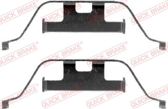 QUICK BRAKE 1091201 - Accessory Kit for disc brake Pads autospares.lv