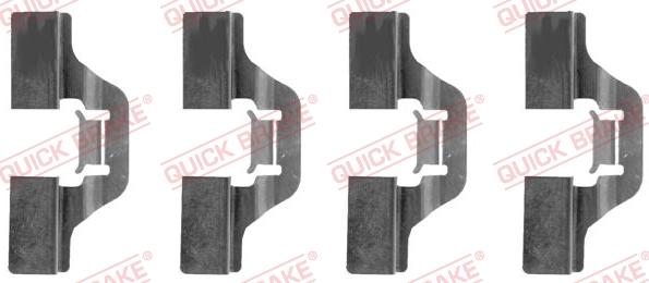 QUICK BRAKE 1091211 - Accessory Kit for disc brake Pads autospares.lv