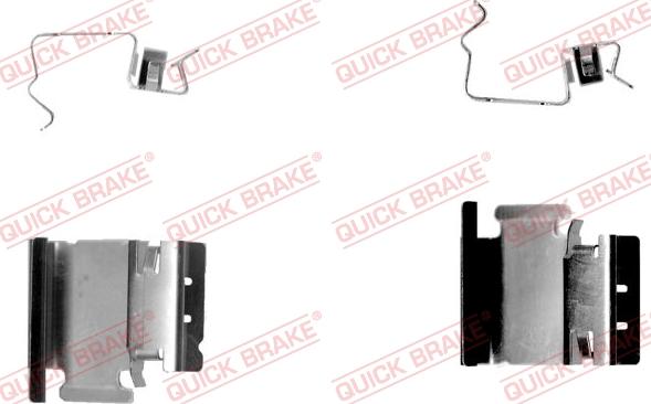 QUICK BRAKE 109-1218-1 - Accessory Kit for disc brake Pads autospares.lv
