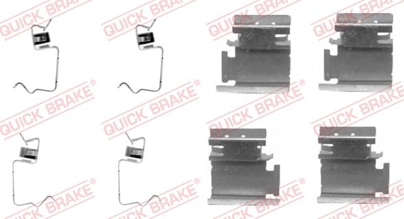 QUICK BRAKE 1091218 - Accessory Kit for disc brake Pads autospares.lv