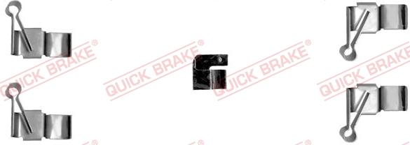 QUICK BRAKE 109-1238-1L - Accessory Kit for disc brake Pads autospares.lv