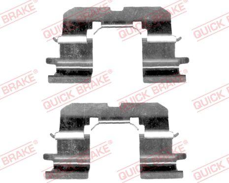 QUICK BRAKE 109-1227-1 - Accessory Kit for disc brake Pads autospares.lv