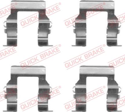 QUICK BRAKE 1091279 - Accessory Kit for disc brake Pads autospares.lv