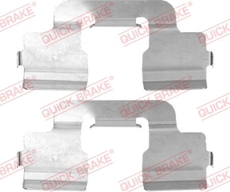 QUICK BRAKE 109-1797R-1 - Accessory Kit for disc brake Pads autospares.lv