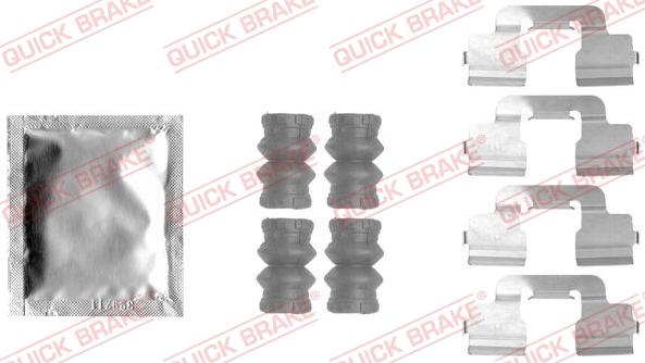 QUICK BRAKE 1091797 - Accessory Kit for disc brake Pads autospares.lv