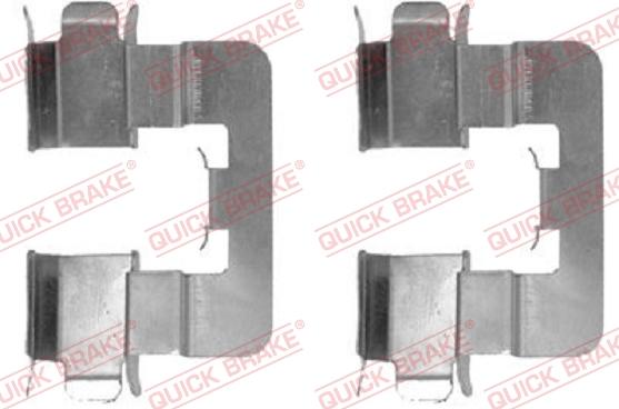 QUICK BRAKE 109-1741-1 - Accessory Kit for disc brake Pads autospares.lv