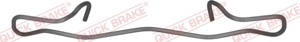 QUICK BRAKE 109-1755-1 - Accessory Kit for disc brake Pads autospares.lv