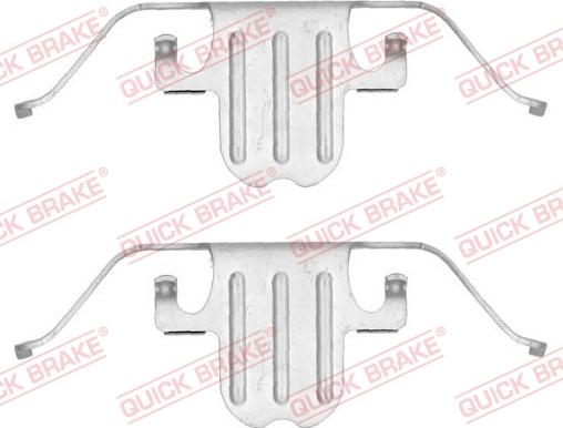 QUICK BRAKE 1091751 - Accessory Kit for disc brake Pads autospares.lv