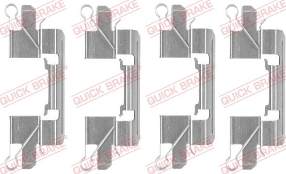 QUICK BRAKE 1091769 - Accessory Kit for disc brake Pads autospares.lv