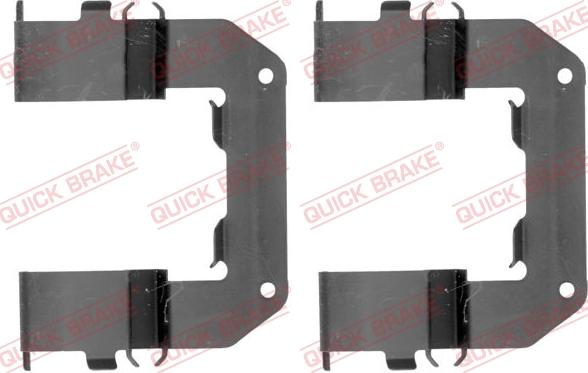 QUICK BRAKE 109-1767-1 - Accessory Kit for disc brake Pads autospares.lv