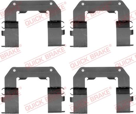 QUICK BRAKE 1091767 - Accessory Kit for disc brake Pads autospares.lv