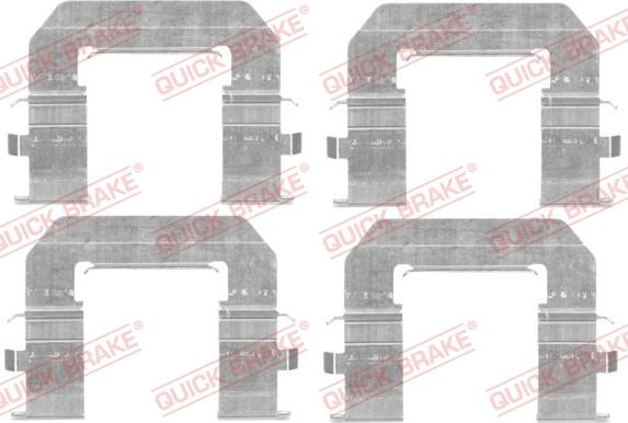 QUICK BRAKE 1091776 - Accessory Kit for disc brake Pads autospares.lv