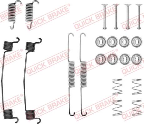 QUICK BRAKE 105-0561 - Accessory Kit, brake shoes autospares.lv