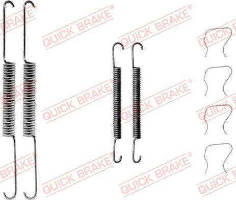 QUICK BRAKE 105-0562 - Accessory Kit, brake shoes autospares.lv