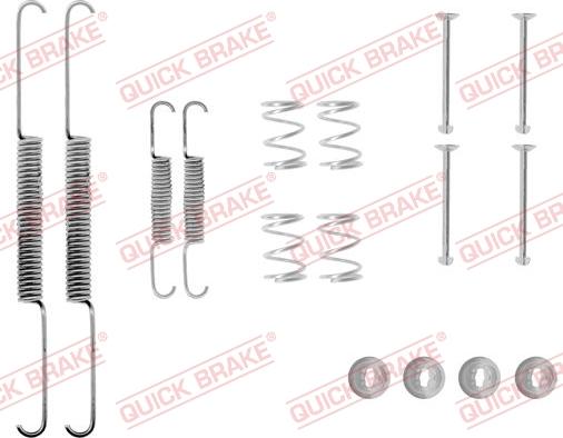 QUICK BRAKE 105-0507 - Accessory Kit, brake shoes autospares.lv