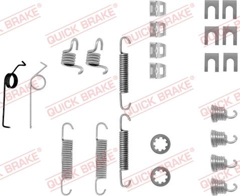 QUICK BRAKE 105-0519 - Accessory Kit, brake shoes autospares.lv