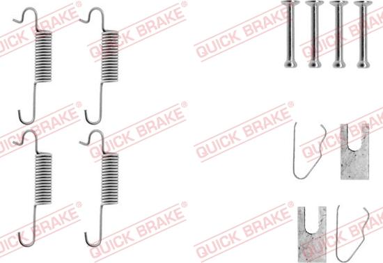 QUICK BRAKE 105-0527 - Accessory Kit, brake shoes autospares.lv