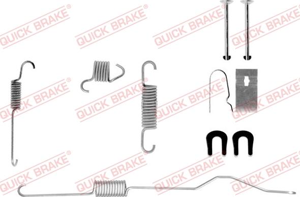 QUICK BRAKE 105-0694-1L - Accessory Kit, brake shoes autospares.lv