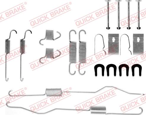 QUICK BRAKE 105-0694 - Accessory Kit, brake shoes autospares.lv