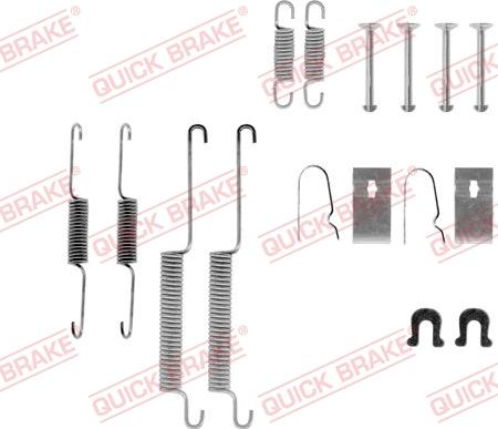 QUICK BRAKE 105-0668 - Accessory Kit, brake shoes autospares.lv