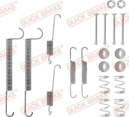 QUICK BRAKE 1050630 - Accessory Kit, brake shoes autospares.lv