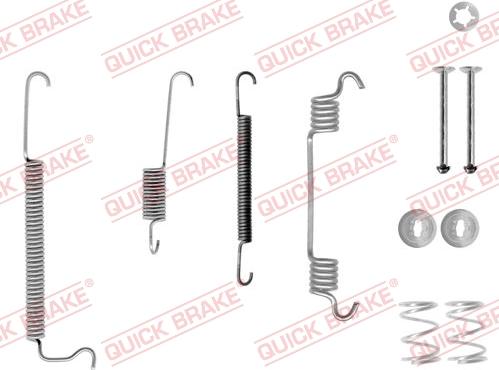 QUICK BRAKE 105-0629X-1 - Accessory Kit, brake shoes autospares.lv