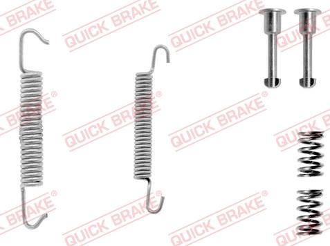 QUICK BRAKE 105-0621-1 - Accessory Kit, parking brake shoes autospares.lv