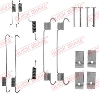 QUICK BRAKE 1050005 - Accessory Kit, brake shoes autospares.lv