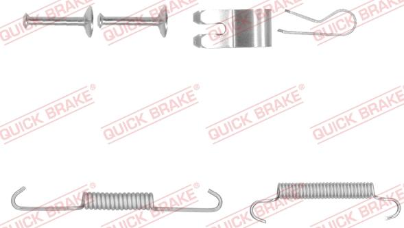 QUICK BRAKE 105-0013-1 - Accessory Kit, parking brake shoes autospares.lv