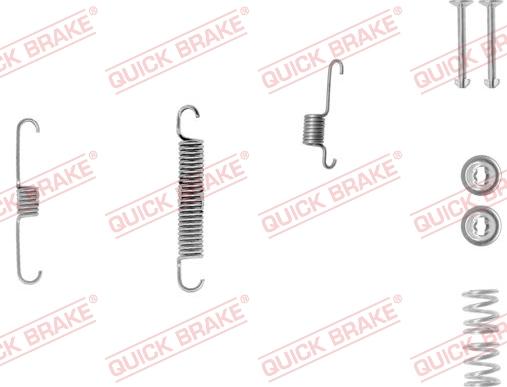 QUICK BRAKE 10500121R - Accessory Kit, brake shoes autospares.lv