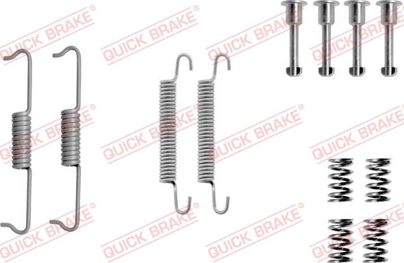 QUICK BRAKE 1050841 - Accessory Kit, parking brake shoes autospares.lv