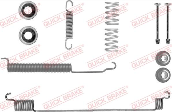 QUICK BRAKE 105-0843-1 - Accessory Kit, brake shoes autospares.lv