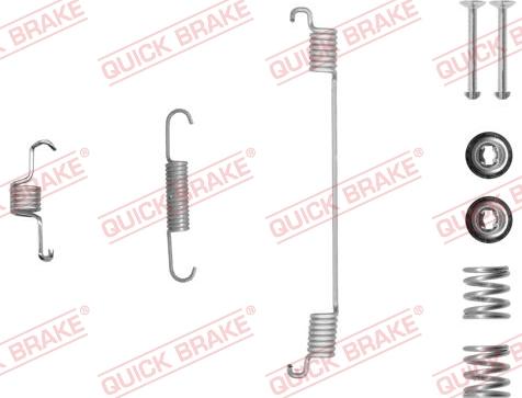 QUICK BRAKE 105-0889-1L - Accessory Kit, brake shoes autospares.lv