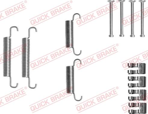 QUICK BRAKE 105-0839 - Accessory Kit, parking brake shoes autospares.lv