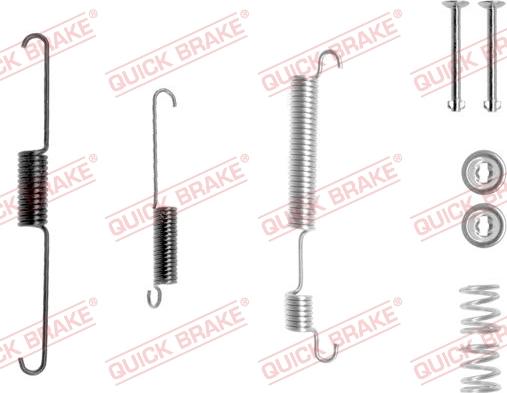 QUICK BRAKE 105-0824-1L - Accessory Kit, brake shoes autospares.lv