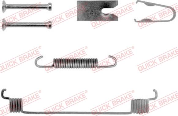 QUICK BRAKE 105-0794-1L - Accessory Kit, brake shoes autospares.lv