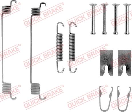 QUICK BRAKE 105-0794 - Accessory Kit, brake shoes autospares.lv