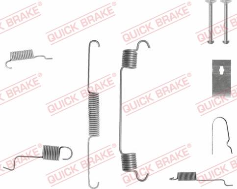 QUICK BRAKE 10507421R - Accessory Kit, brake shoes autospares.lv