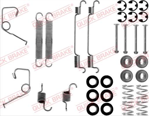 QUICK BRAKE 1050706 - Accessory Kit, brake shoes autospares.lv