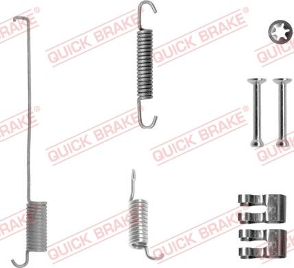 QUICK BRAKE 105-0739-1L - Accessory Kit, brake shoes autospares.lv