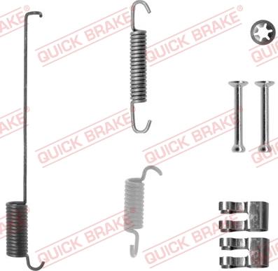 QUICK BRAKE 10507391R - Accessory Kit, brake shoes autospares.lv