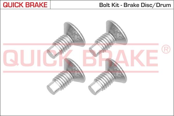 QUICK BRAKE 11663K - Screw Set, brake disc autospares.lv