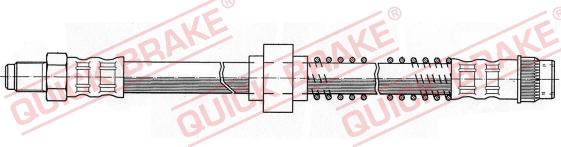 QUICK BRAKE 32.973 - Brake Hose autospares.lv