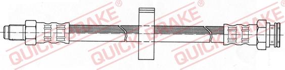 QUICK BRAKE 32.108 - Brake Hose autospares.lv