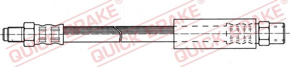 QUICK BRAKE 32.321 - Brake Hose autospares.lv