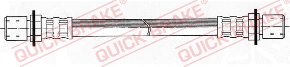 QUICK BRAKE 22.048 - Brake Hose autospares.lv