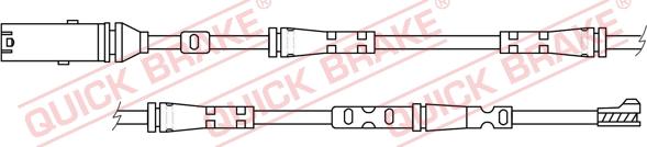 QUICK BRAKE WS 0417 A - Warning Contact, brake pad wear autospares.lv