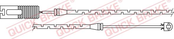 QUICK BRAKE WS 0152 A - Warning Contact, brake pad wear autospares.lv