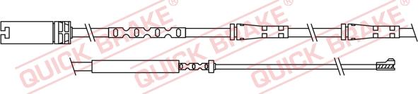 QUICK BRAKE WS 0307 A - Warning Contact, brake pad wear autospares.lv